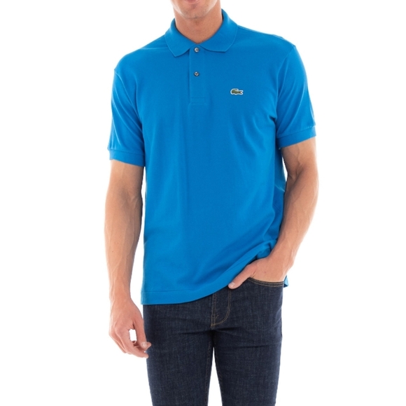 Lacoste Men's Classic Fit L.12.12 Original Piqué Polo Cotton Blue Short Sleeve L - Picture 9 of 9